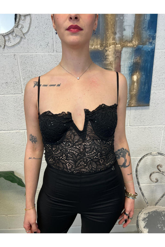 SUSY MIX Body di pizzo Susy mix Nero