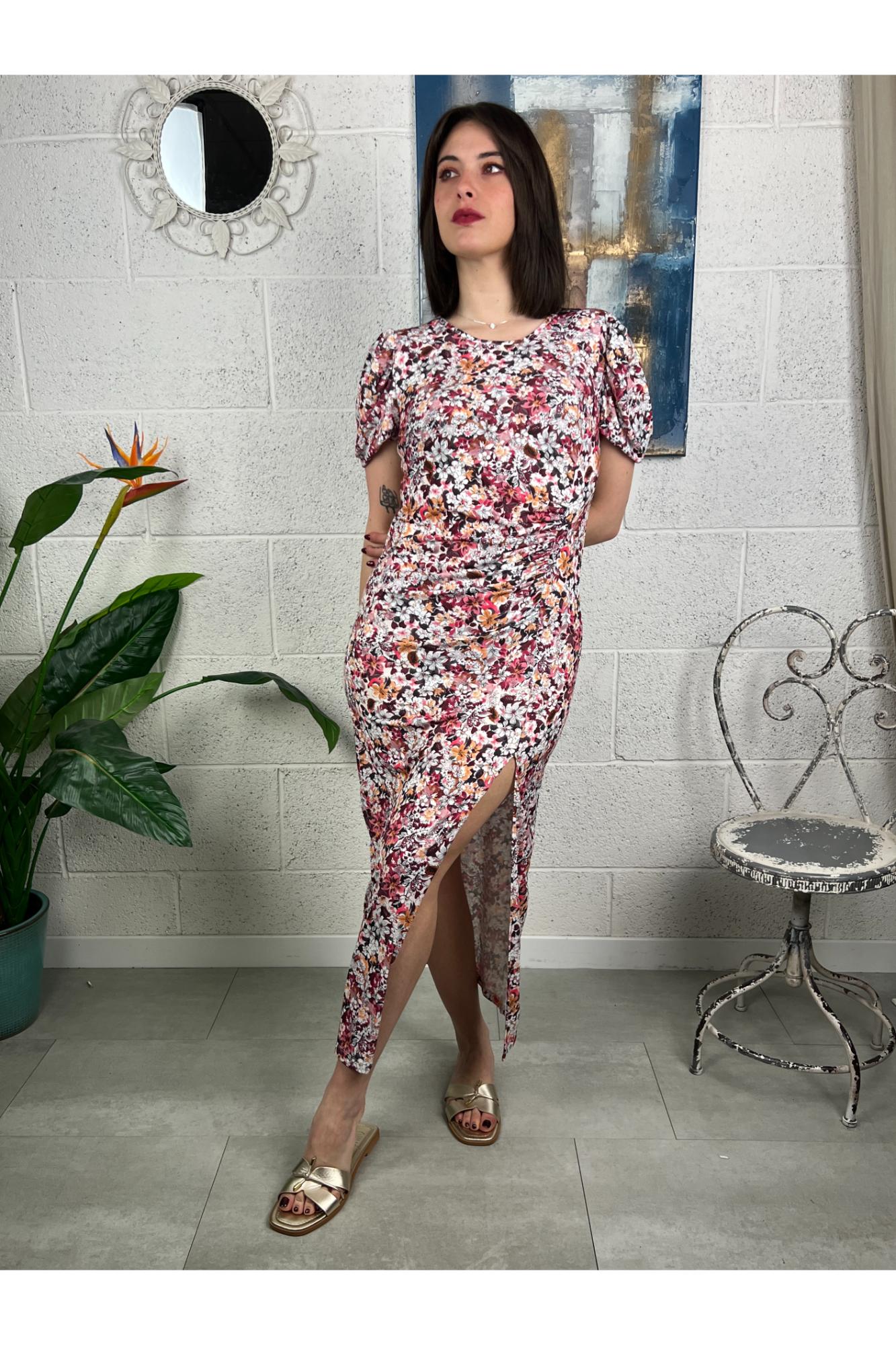 SUSY MIX Abito lungo floreale Susy mix Jeans