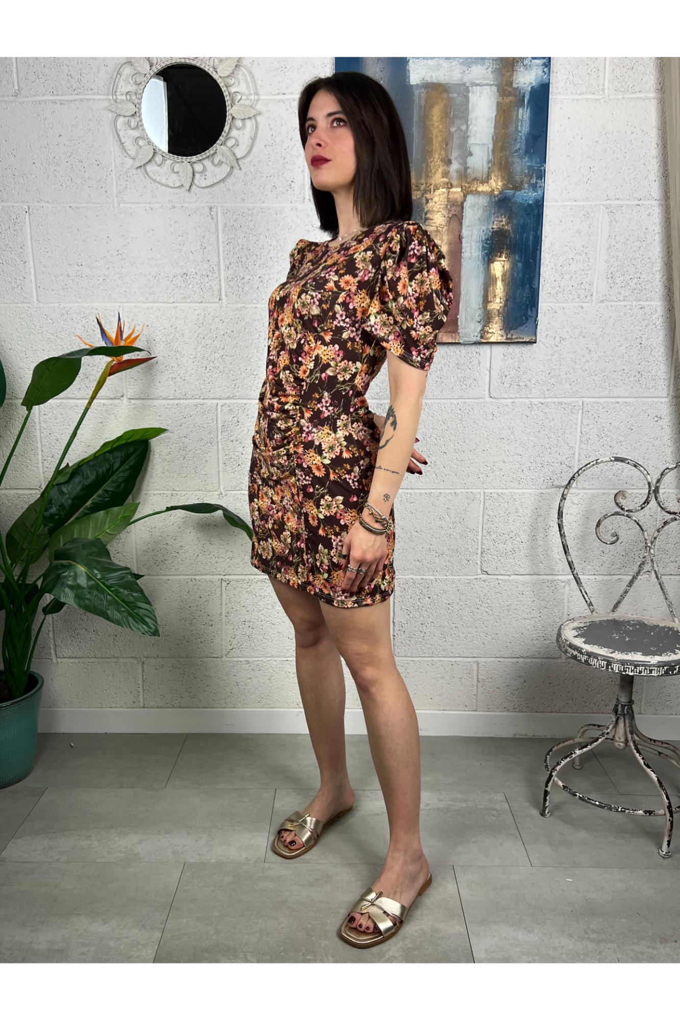 SUSY MIX Abito corto fiorato Susy mix Unica