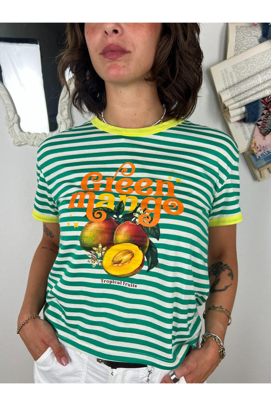 SUSY MIX T-shirt rigata Susy mix Verde