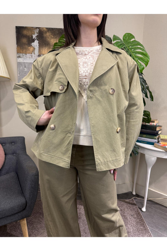 SUSY MIX Trench corto Susy mix Verde