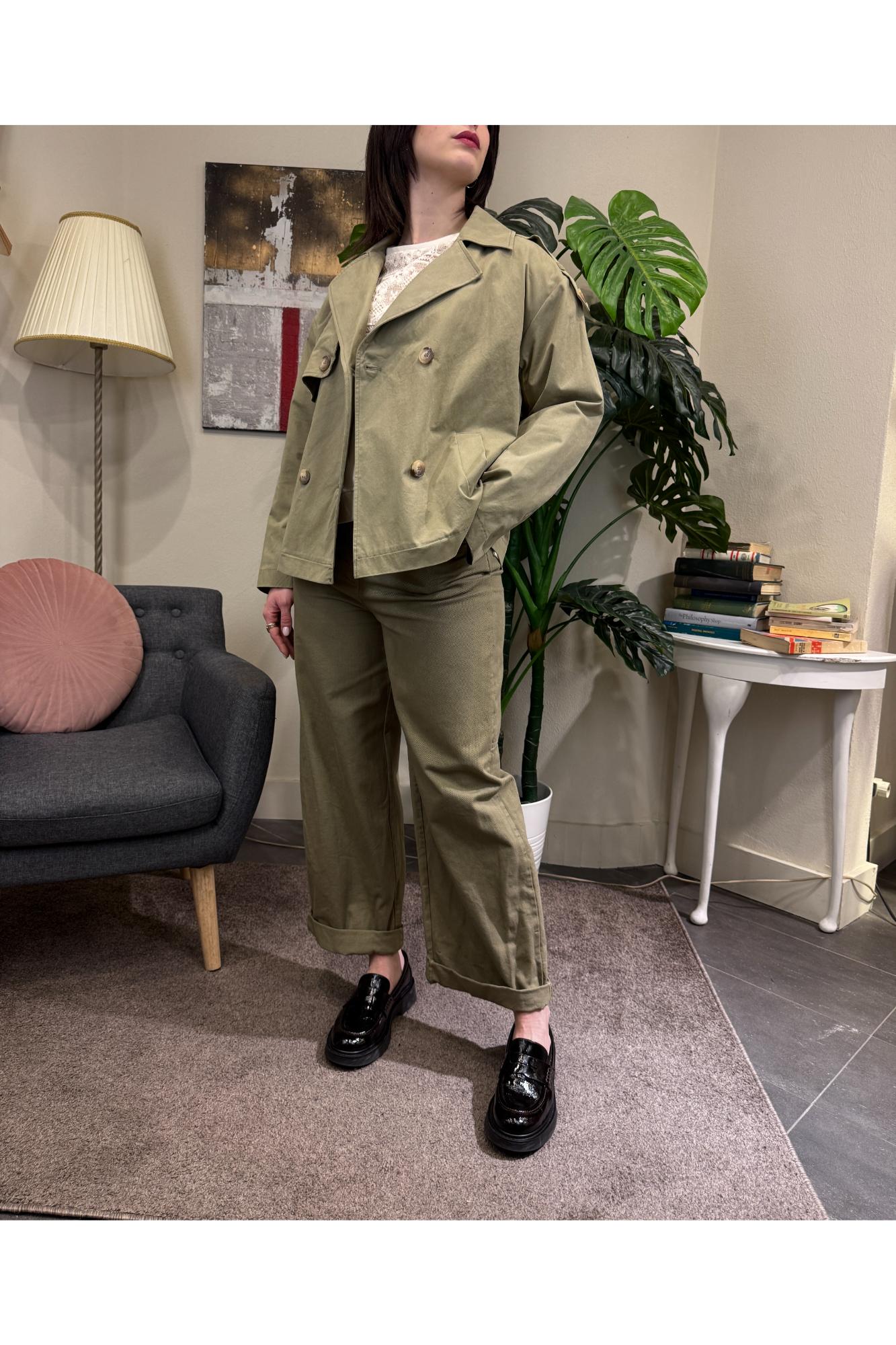 SUSY MIX Trench corto Susy mix Verde