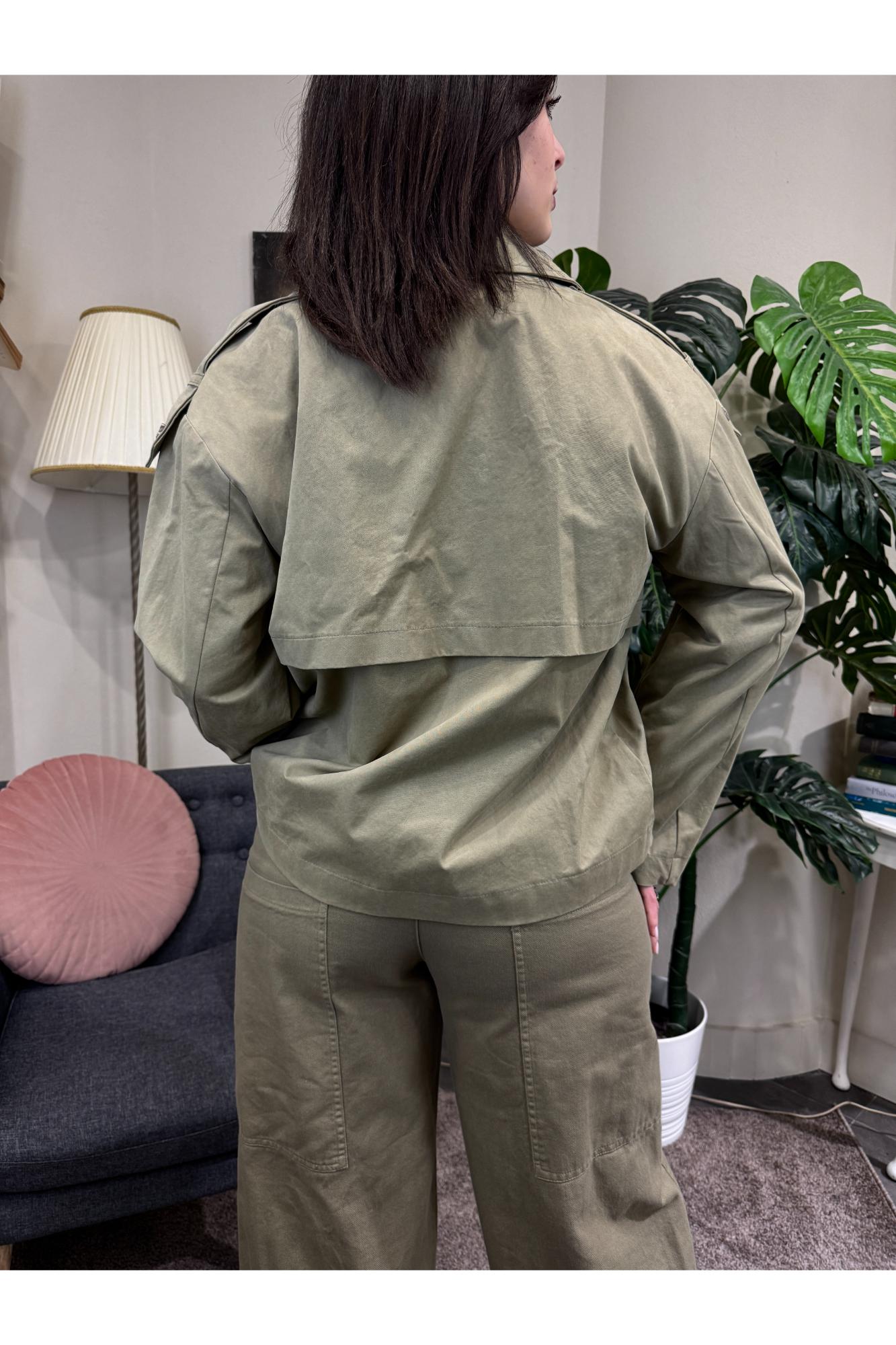 SUSY MIX Trench corto Susy mix Verde
