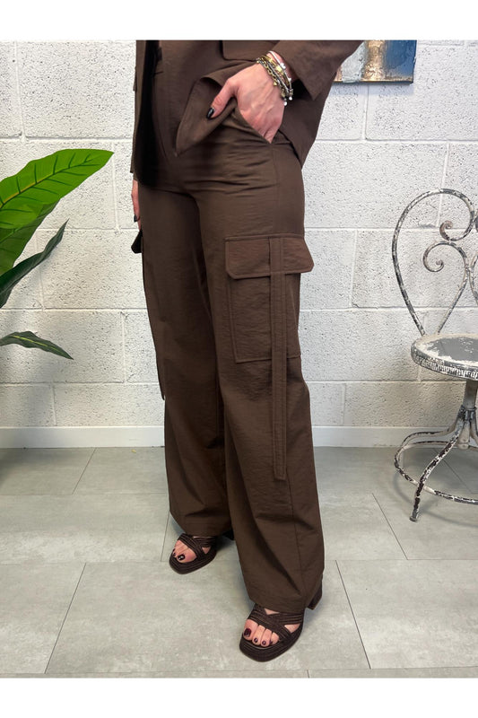 SUSY MIX Pantalone con tascone Susy mix Caffe'
