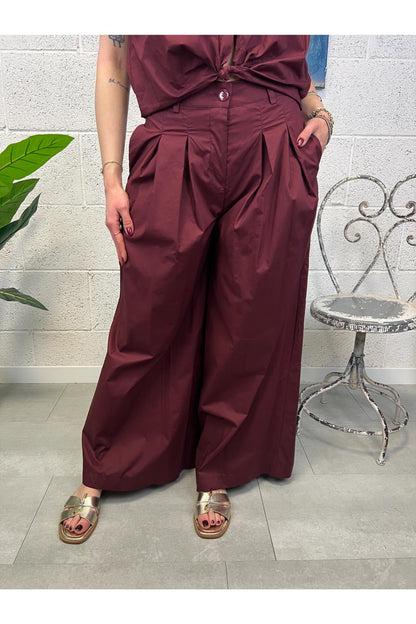 SUSY MIX Pantalone palazzo Susy mix Fico