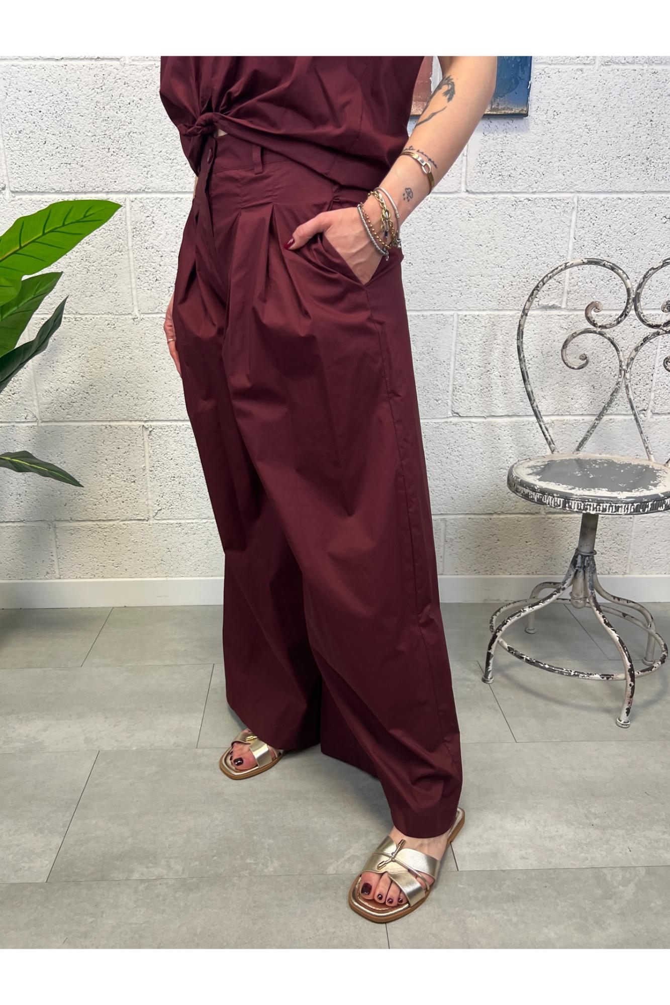 SUSY MIX Pantalone palazzo Susy mix Fico