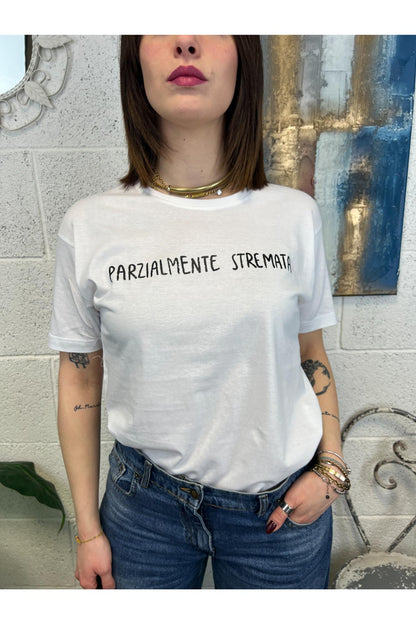 SUSY MIX T-shirt con scritta Susy mix Bianco
