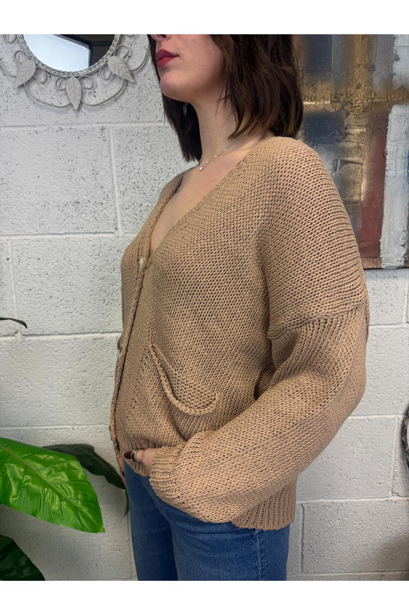 SUSY MIX Cardigan morbido Susy mix Corda