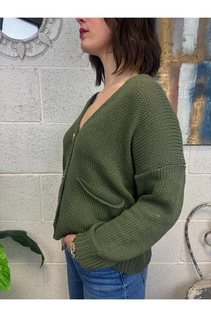 SUSY MIX Cardigan morbido Susy mix Verde