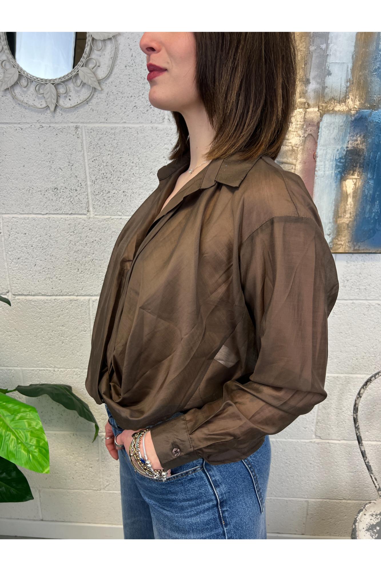 SUSY MIX Camicia lunga nel dietro Susy mix Moro