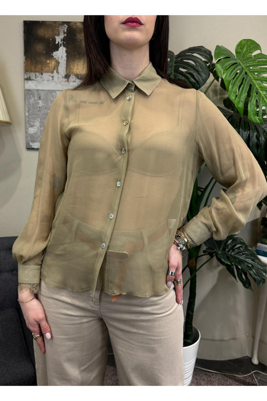 SUSY MIX Camicia velata Susy mix Verde