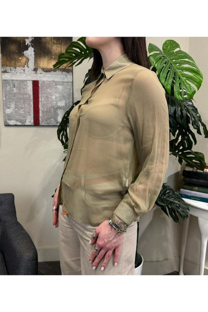 SUSY MIX Camicia velata Susy mix Verde