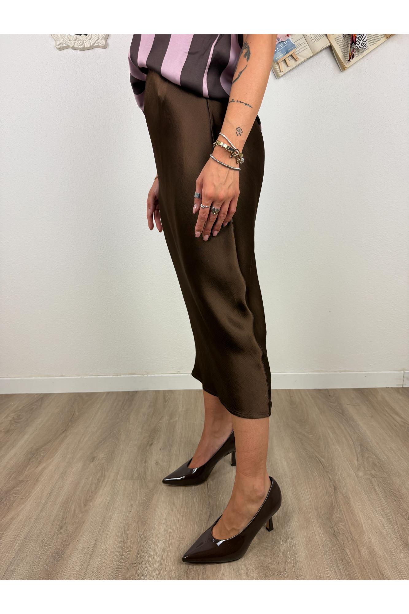 DIXIE Gonna 3/4 in satin Dixie Moro