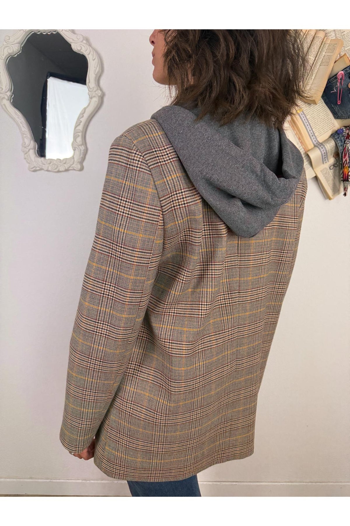 DIXIE Giacca doppio petto con cappuccio staccabile Dixie Multicolor