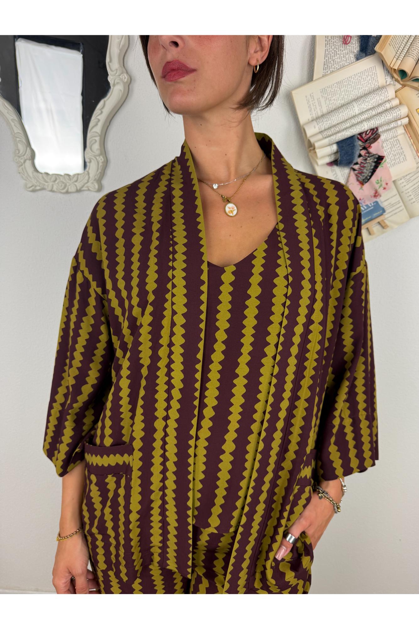 DIXIE Kimono ondina Dixie Olio