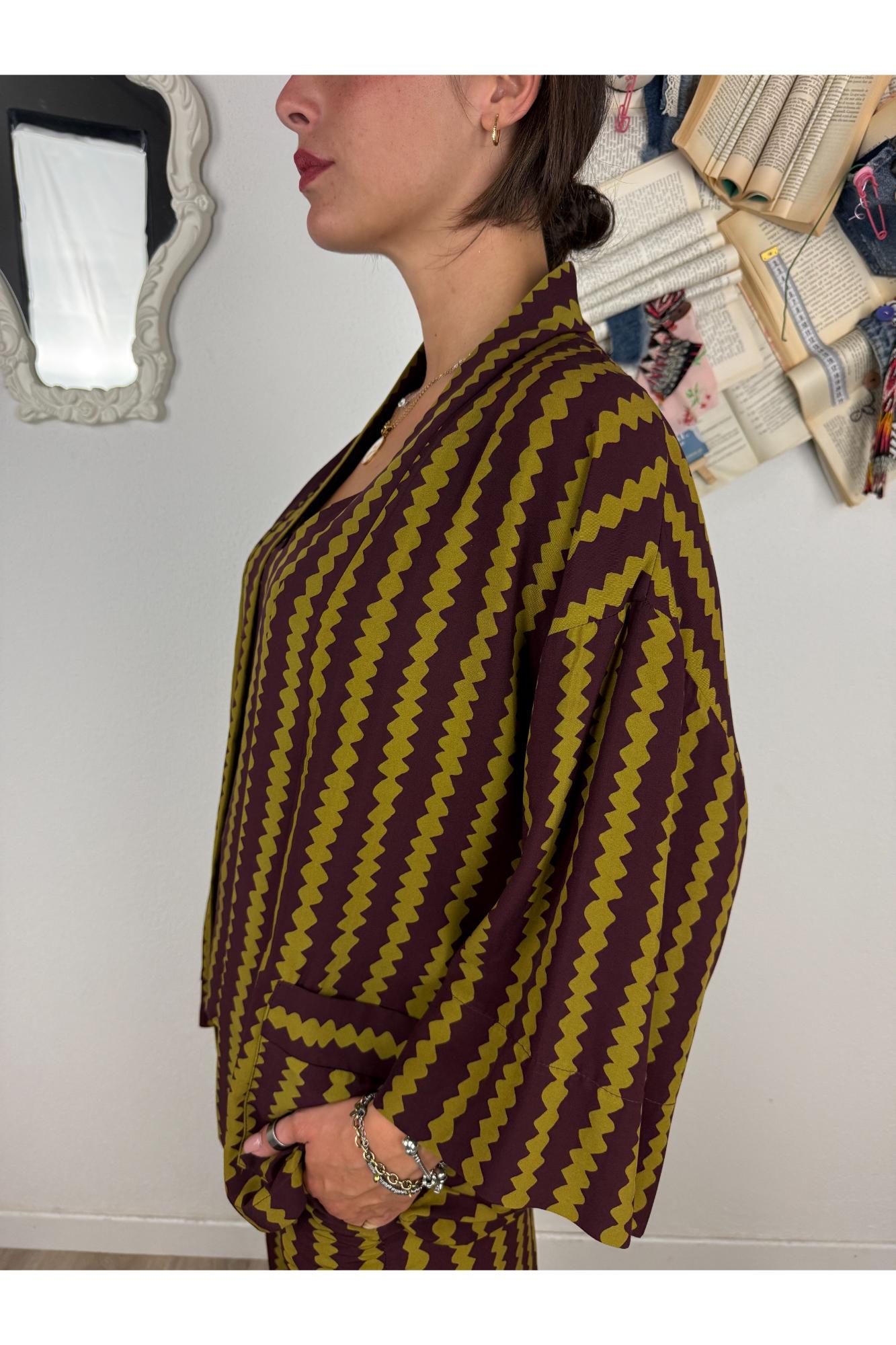 DIXIE Kimono ondina Dixie Olio