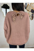 maglione con fiocco e taschino dixie m277b034a 22252772