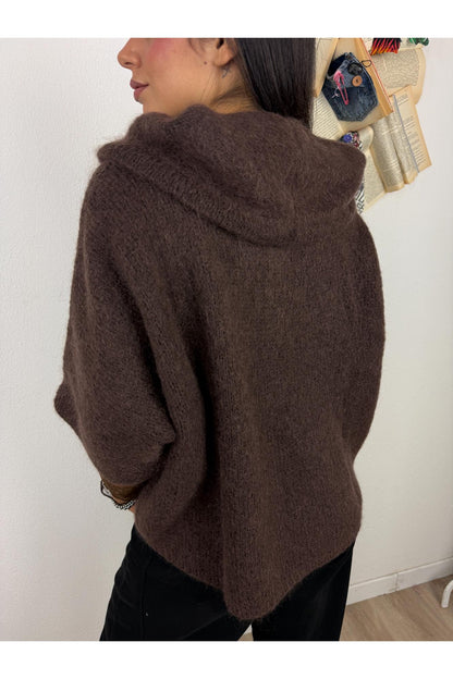 DIXIE Maglione con zip manica corta Dixie Moro