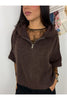 maglione con zip manica corta dixie m277b044a 23526817