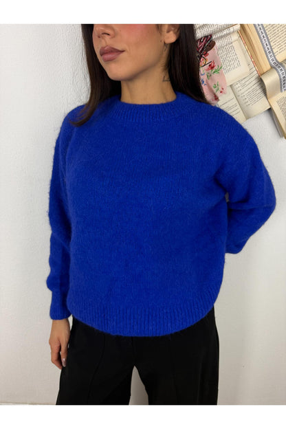 DIXIE Maglione girocollo a scatoletta Dixie Blu