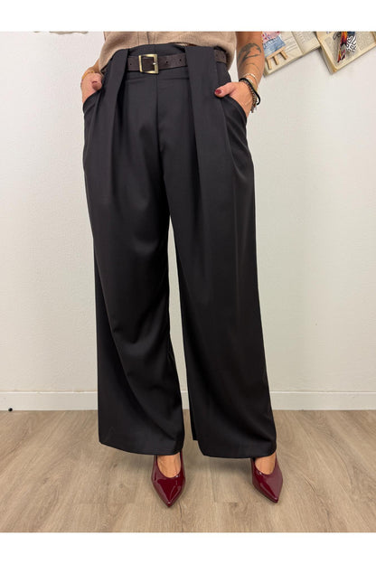 DIXIE Pantalone con pence passante Dixie Moro