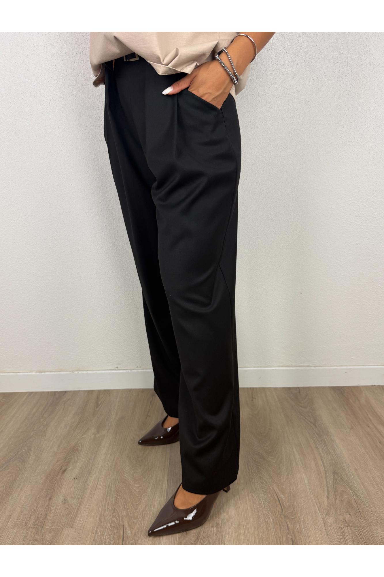 DIXIE Pantalone con pence passante Dixie Nero