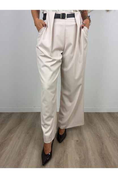 DIXIE Pantalone con pence passante Dixie Panna