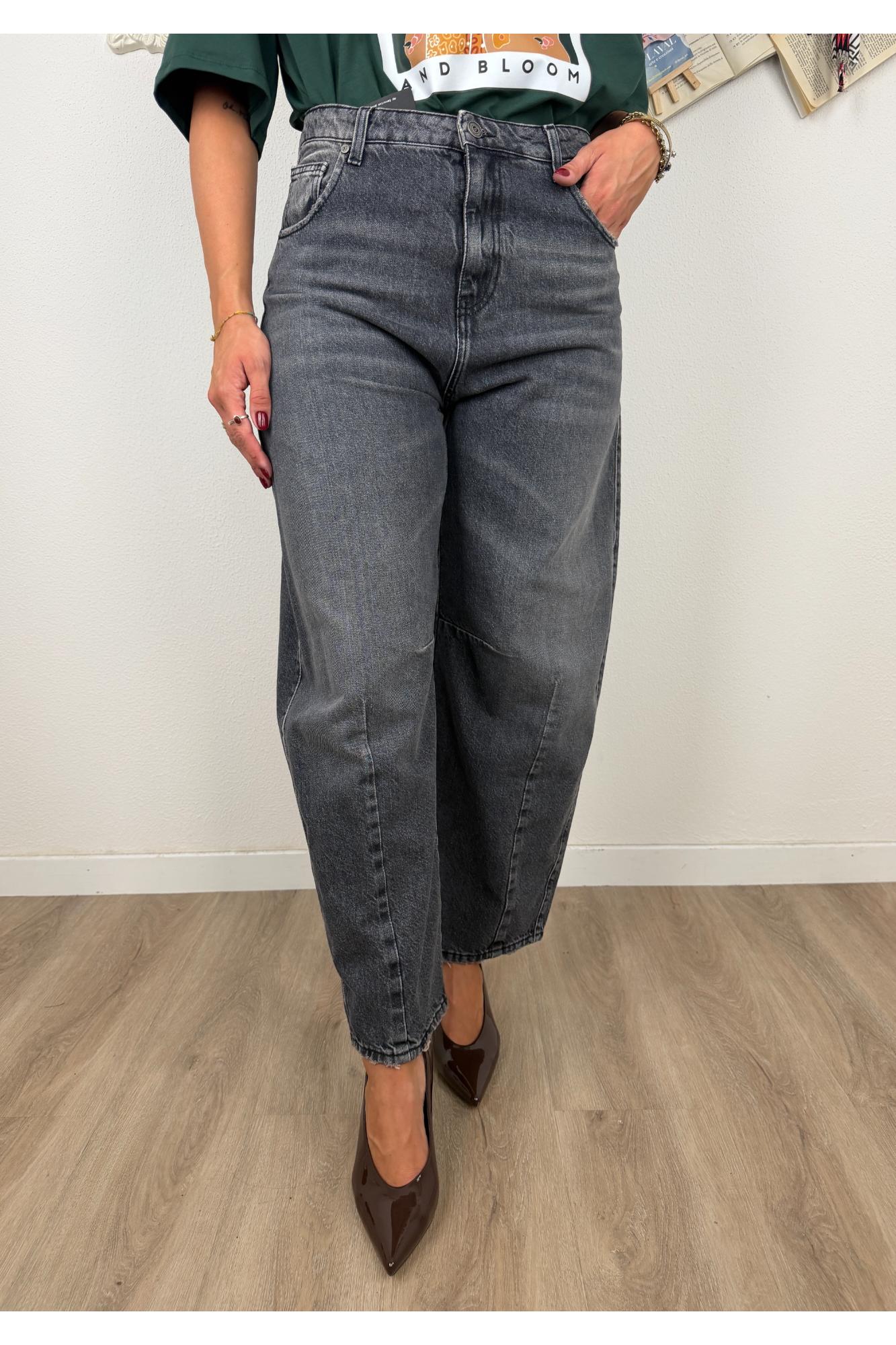 DIXIE Jeans barrel scolorito Dixie Denim