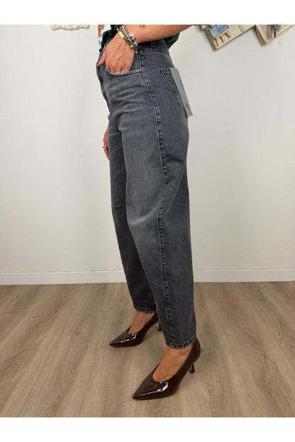 DIXIE Jeans barrel scolorito Dixie Denim