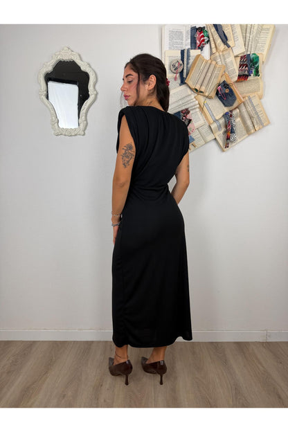 IMPERIAL Abito con scollo a goccia Imperil Nero