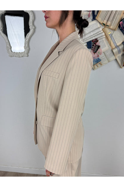 IMPERIAL Giacca gessata Imperial Beige