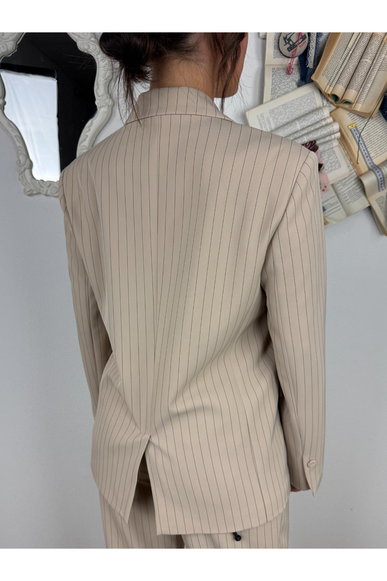 IMPERIAL Giacca gessata Imperial Beige