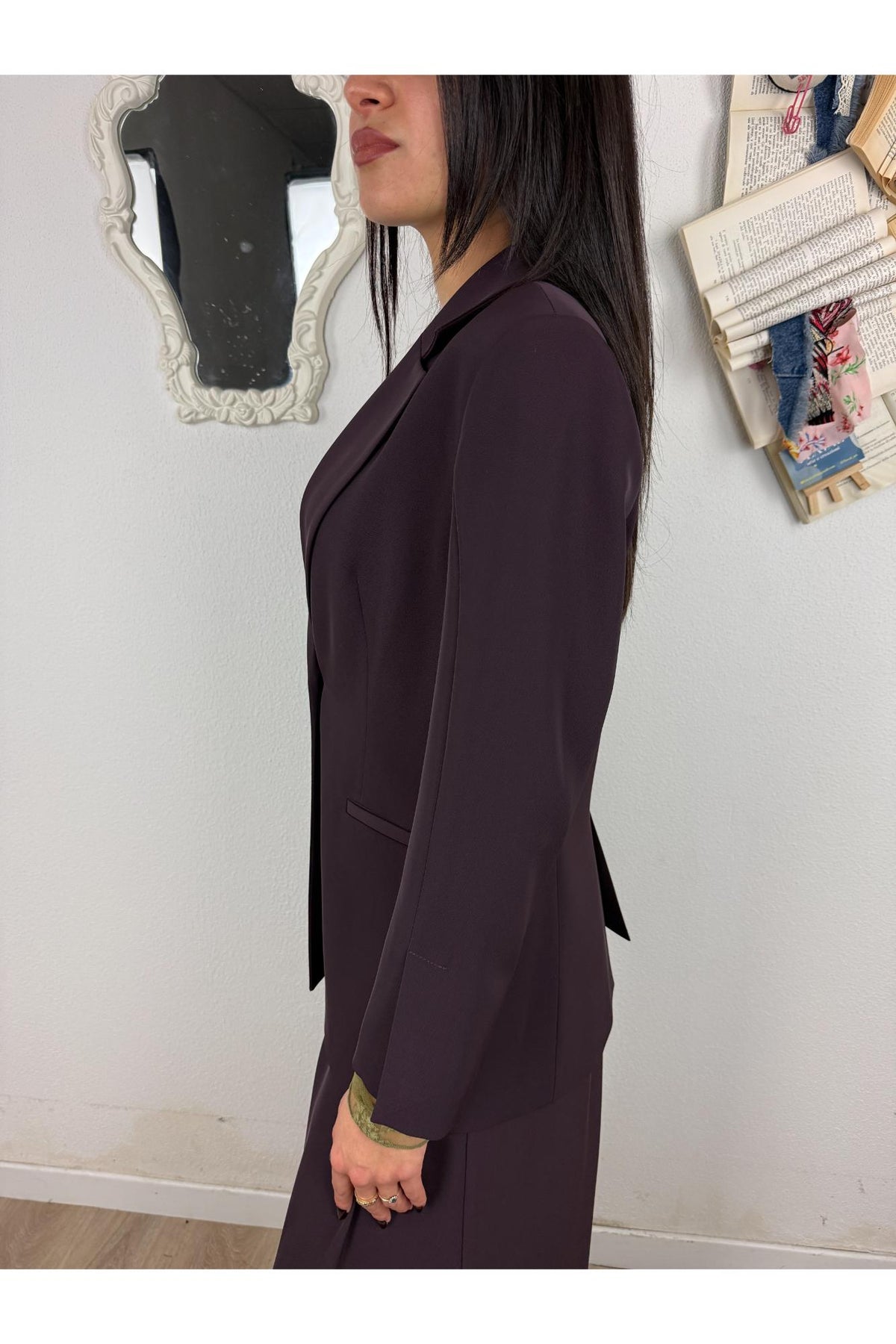 IMPERIAL Giacca mono petto Imperial Plum