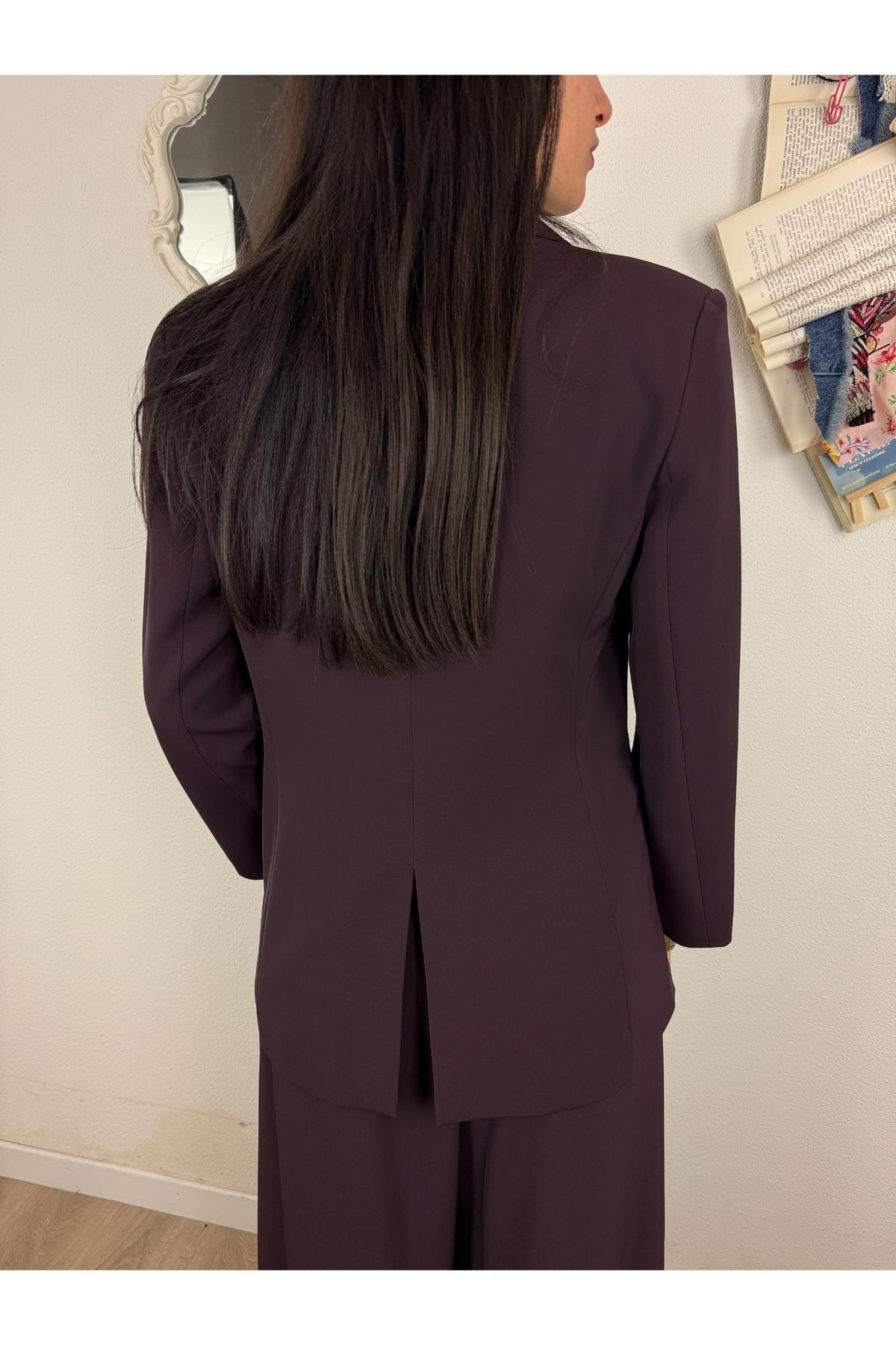 IMPERIAL Giacca mono petto Imperial Plum