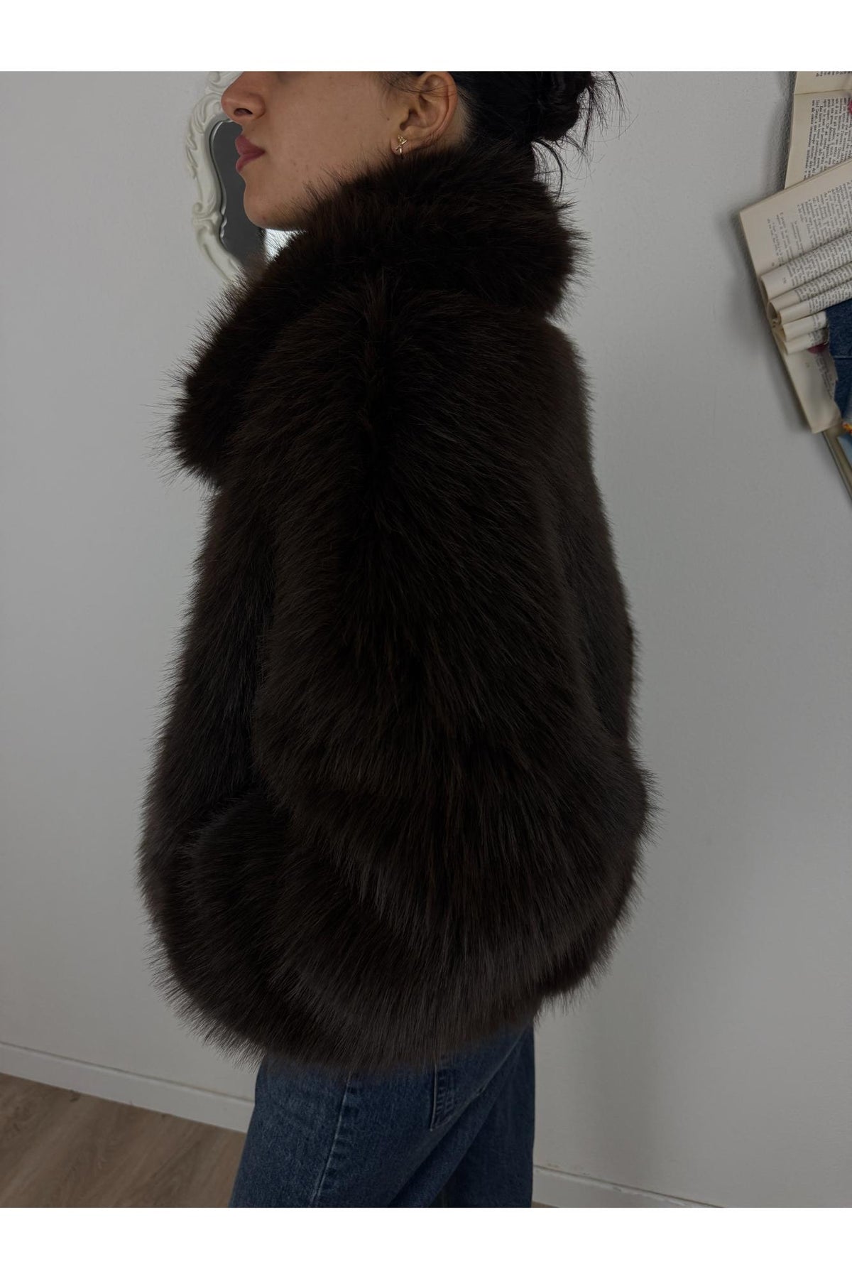 IMPERIAL Pelliccia con collo ampio Imperial Moro