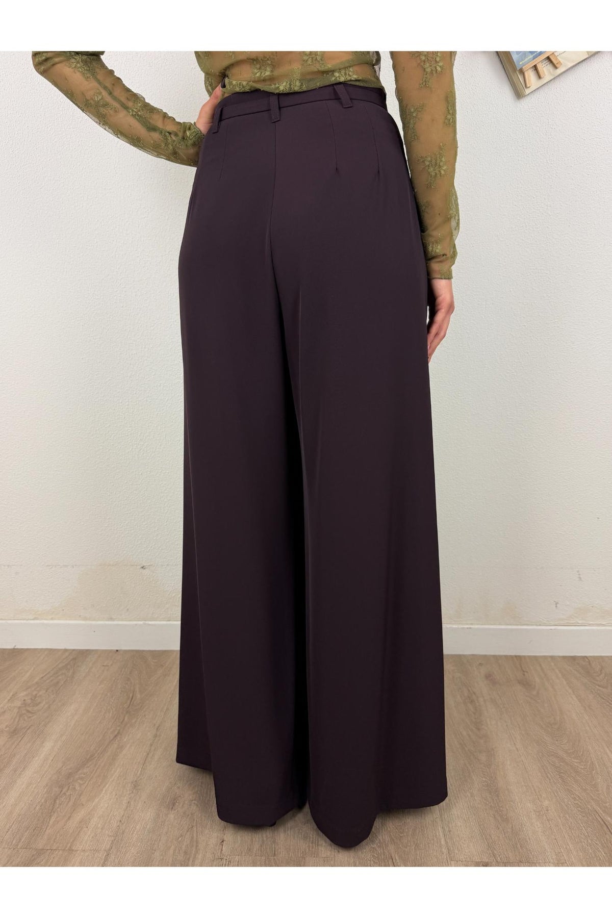 IMPERIAL Pantalone a palazzo Imperial Plum