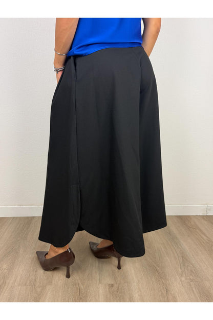 IMPERIAL Pantalone palazzo corto Imperial Nero