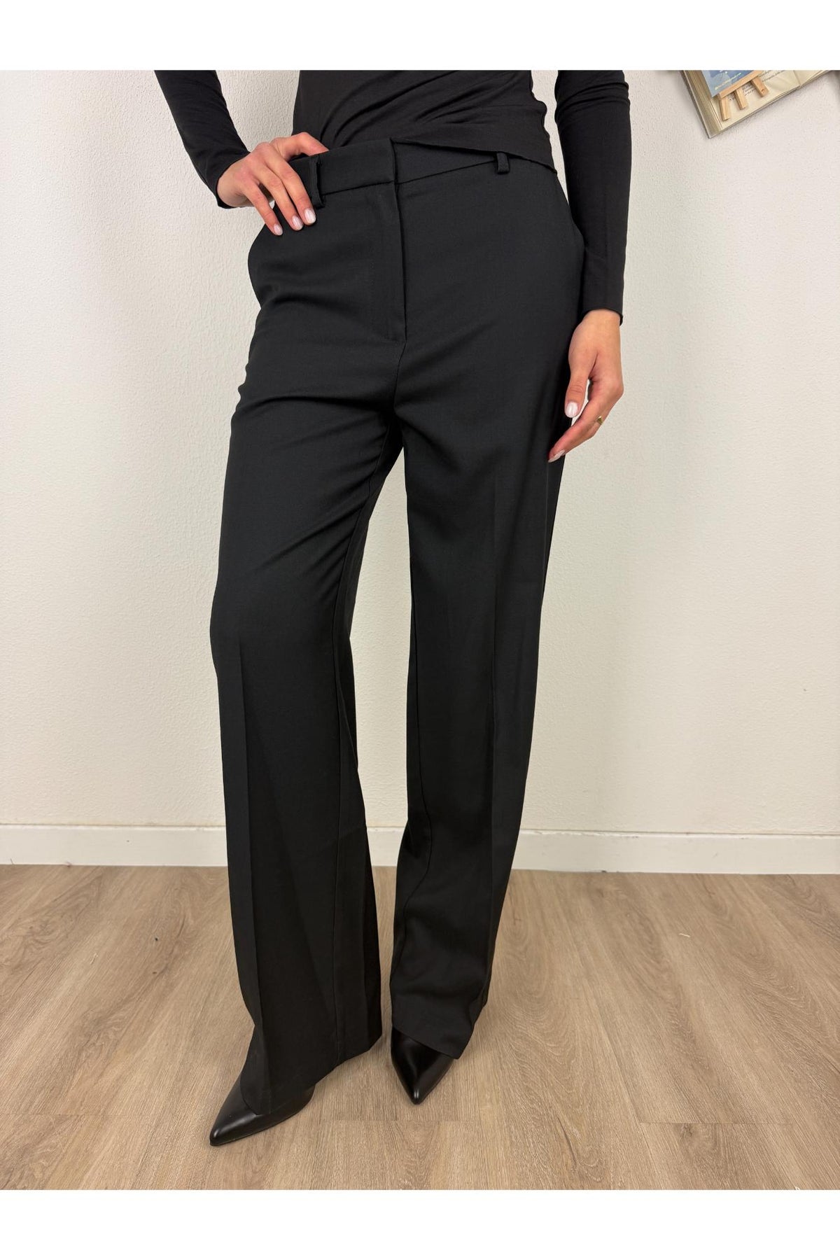 IMPERIAL Pantalone palazzo Imperial Nero