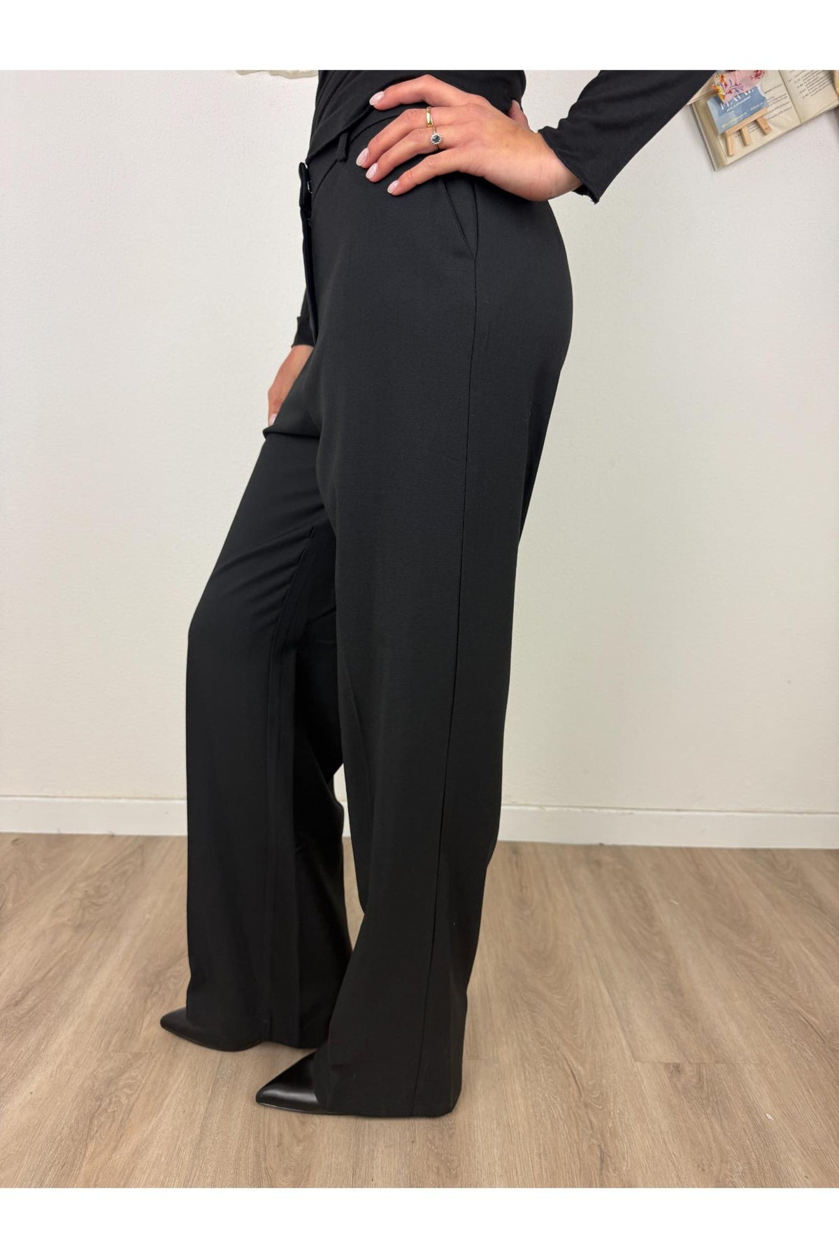 IMPERIAL Pantalone palazzo Imperial Nero