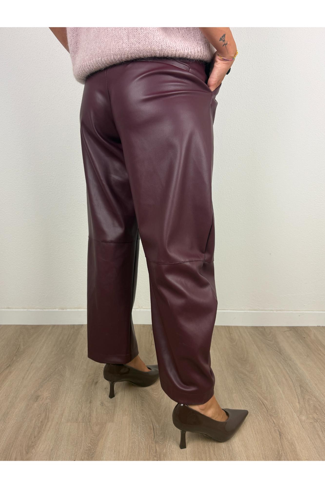 IMPERIAL Pantalone eco pelle Imperial Amarone