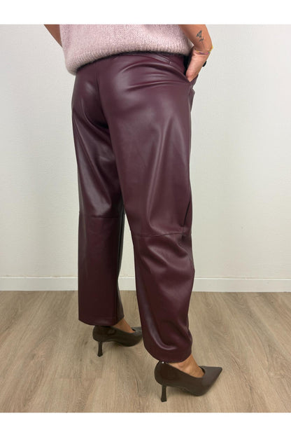 IMPERIAL Pantalone eco pelle Imperial Amarone