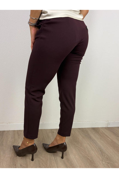 IMPERIAL Pantalone sigaretta Imperial Plum