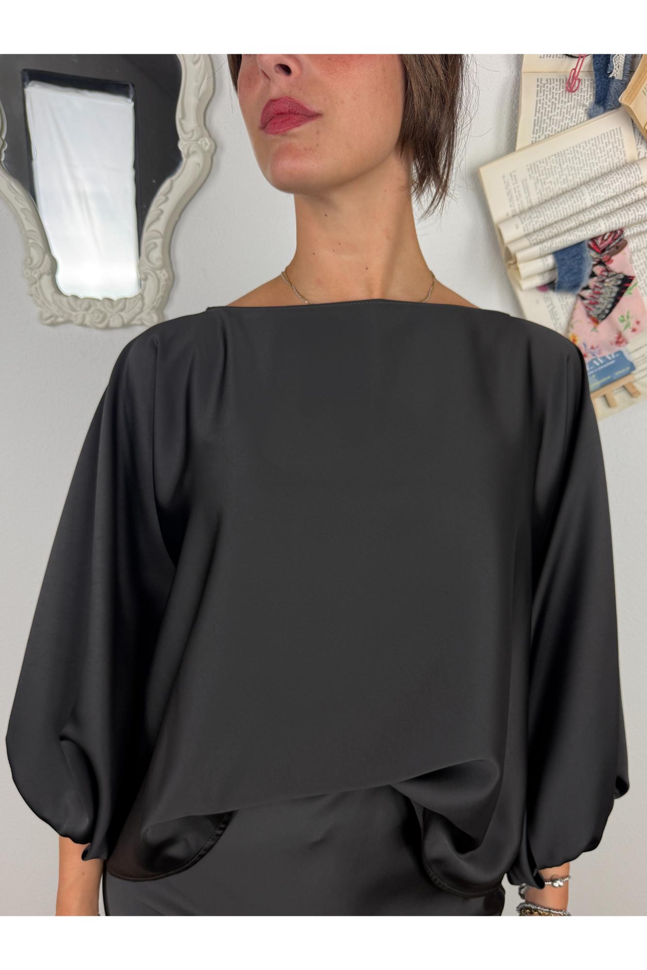 IMPERIAL Blusa manica palloncino Imperial Coffe