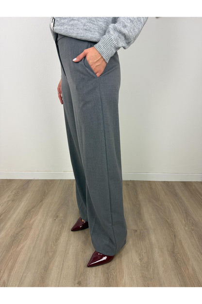 LE STREGHE Pantalone palazzo taglio uomo Le streghe Grigio