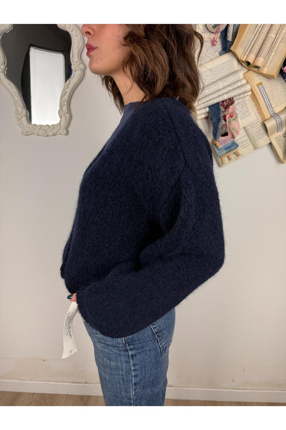 METOO Cardigan doppio petto Metoo Blu