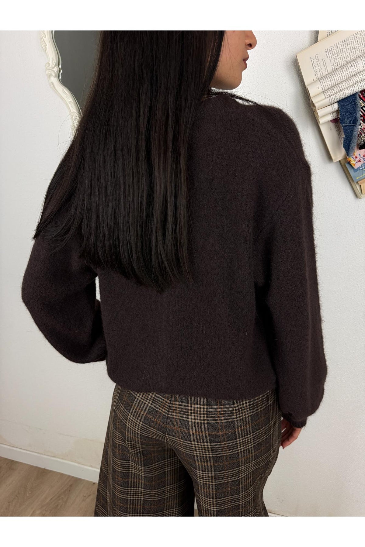 METOO Cardigan girocollo con fiocco Metoo Moro