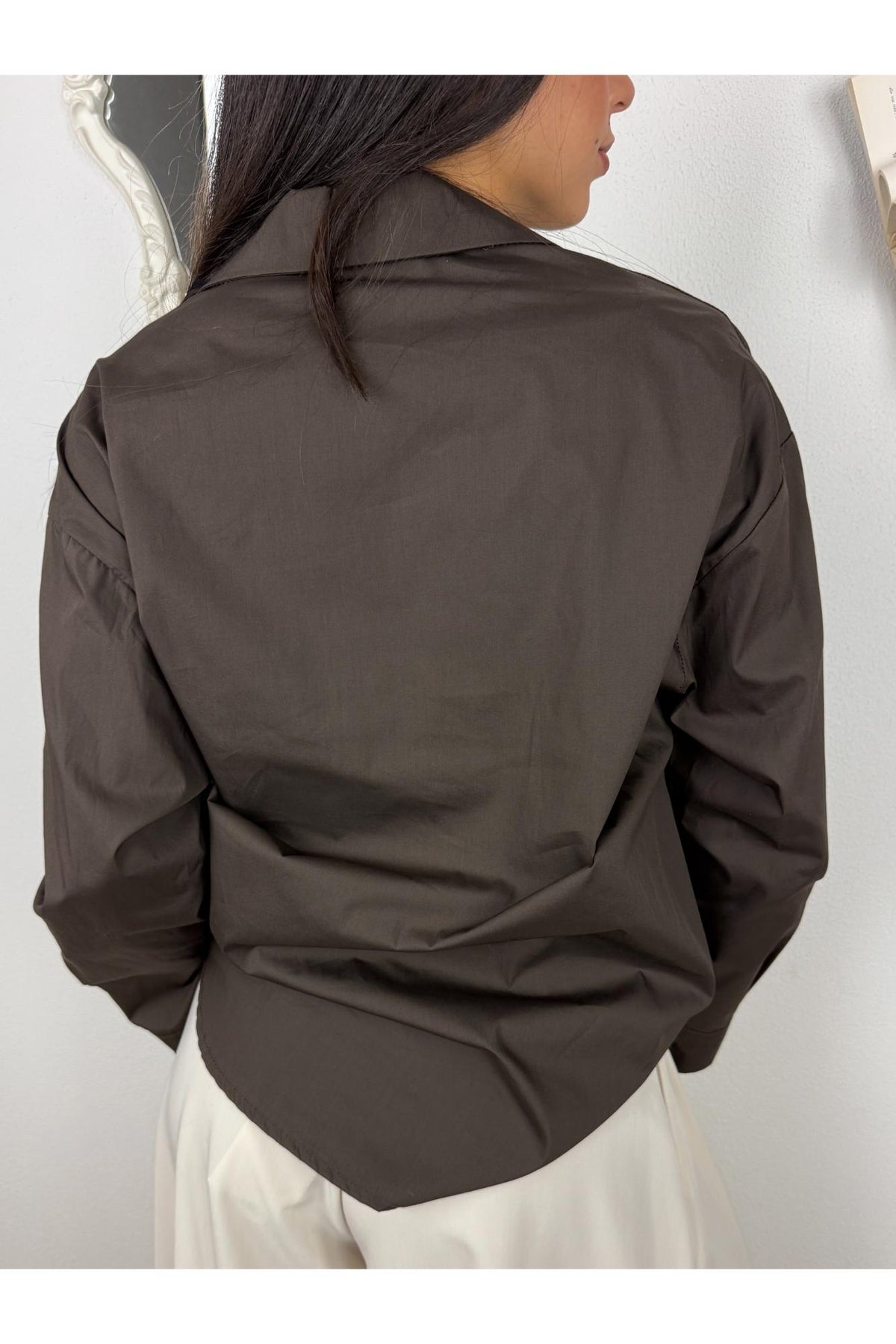 METOO Camicia con taschino di paillettes Metoo Moro