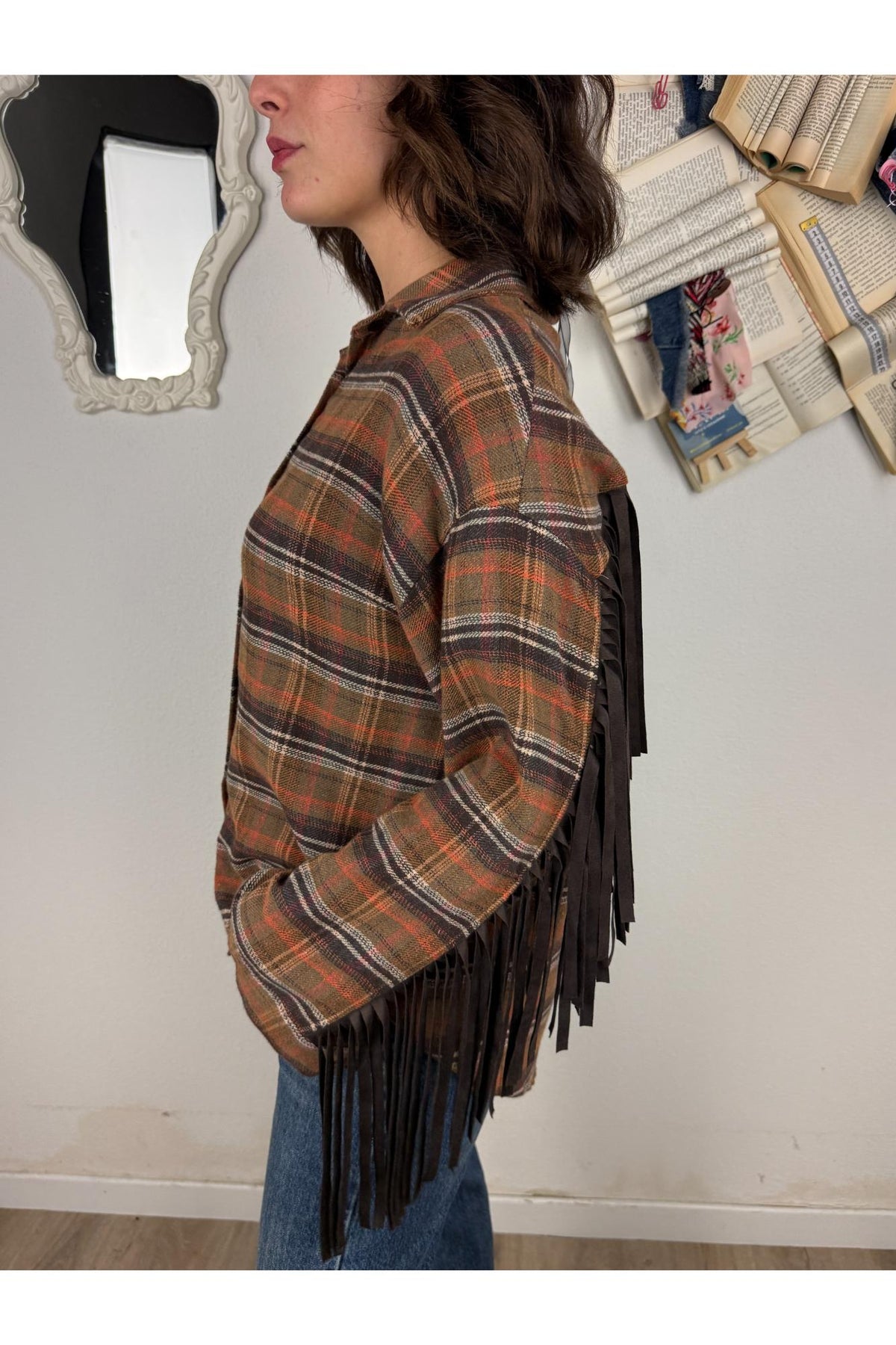 METOO Camicia a quadri Metoo Tabacco