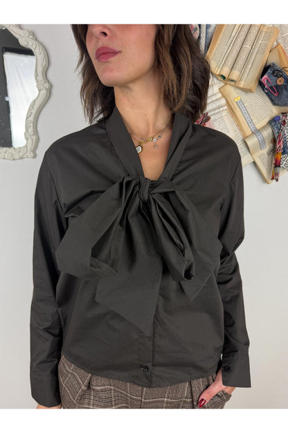 METOO Camicia con fiocco legato Metoo Moro
