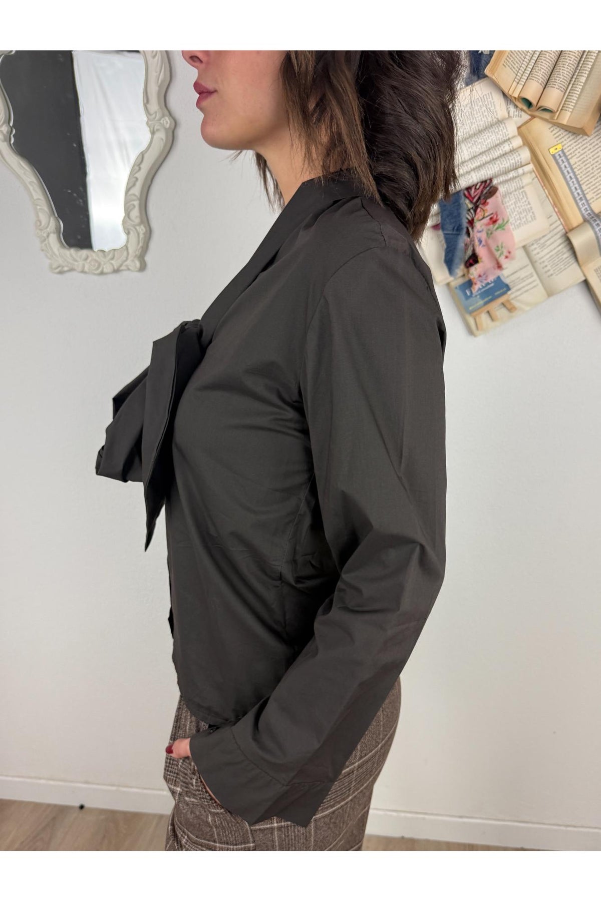 METOO Camicia con fiocco legato Metoo Moro